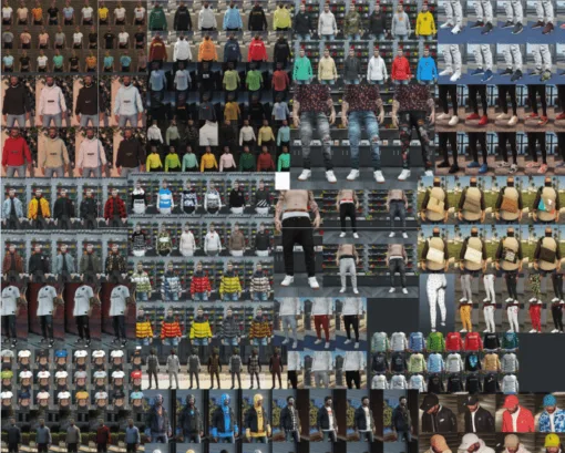 Wozly Clothes Pack V4 [ 14.35 GB Pack ]