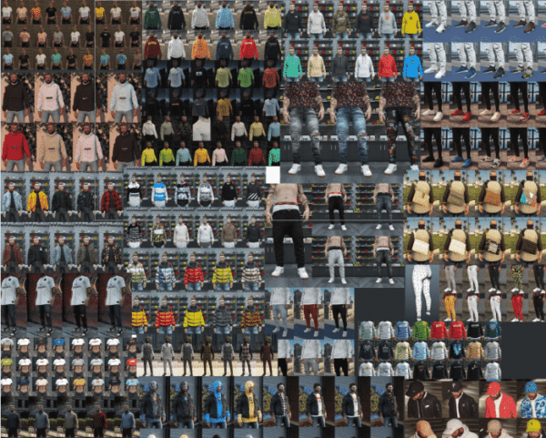 Wozly Clothes Pack V2 [ 11.42 GB Pack ] Best FiveM Shop Best FiveM Shop