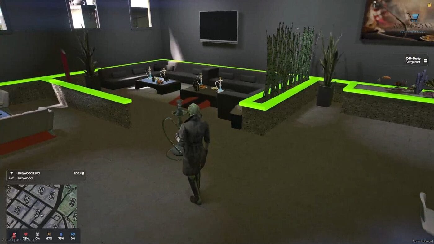 FiveM Hookah Lounge MLO with Script FiveM Zone