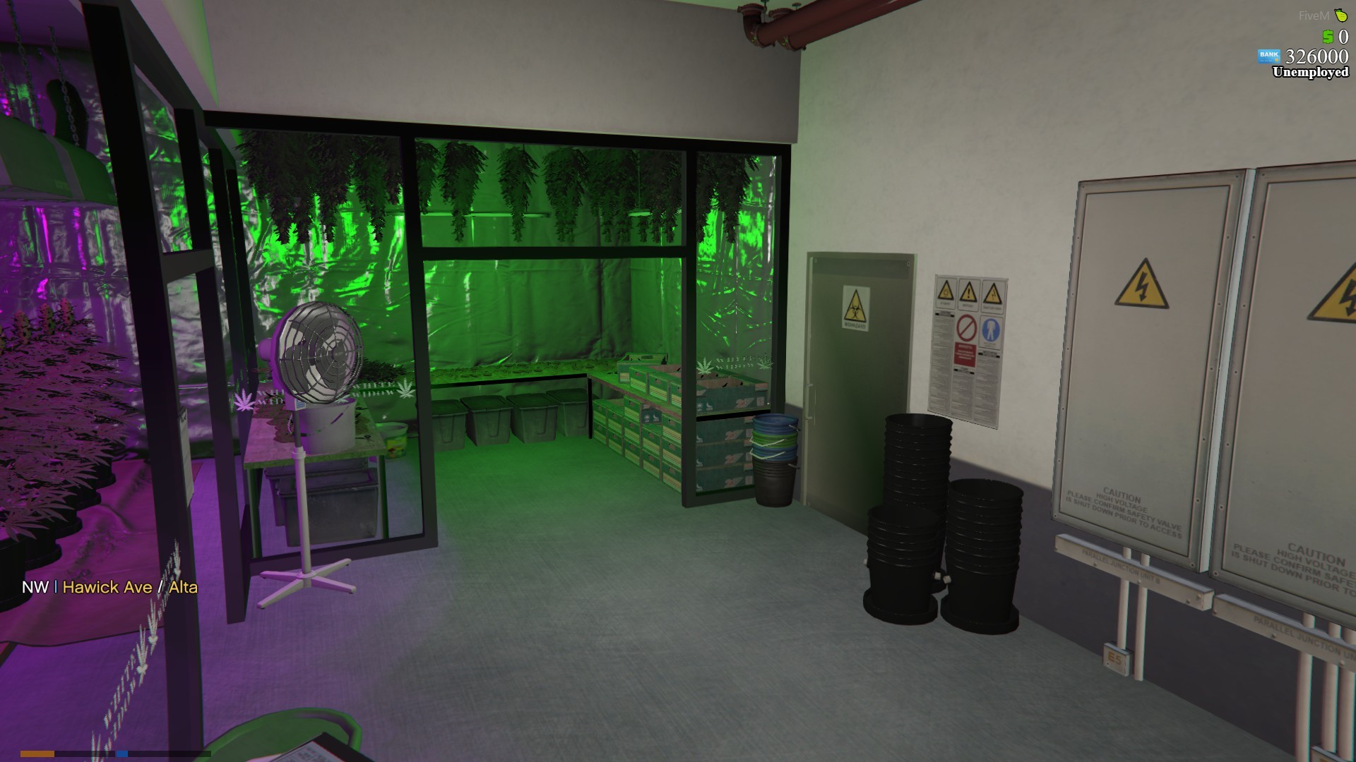 White Widow FiveM Map Marijuana Shop And Underground Growroom