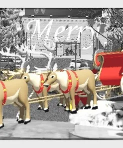 Christmas Horse Car